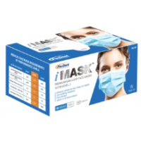 Pac-Dent IMask™ Premium Ear-Loop Face Masks ASTM Level 2, Blue, 50 pcs/box